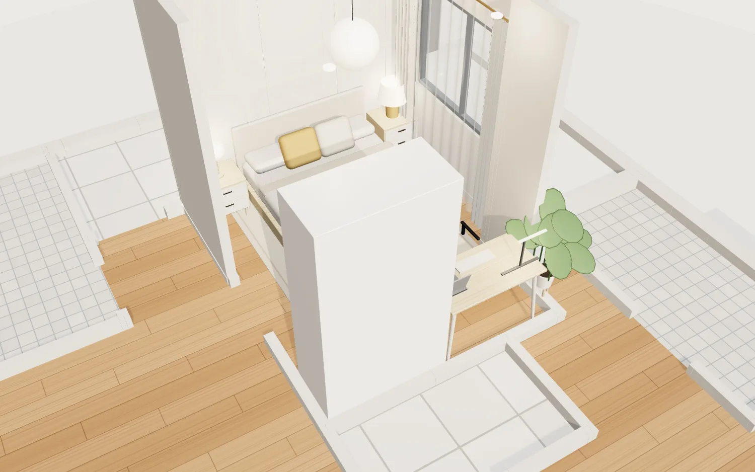 次臥 3D 鳥瞰